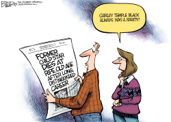 SHIRLEY TEMPLE BLACK  by Nate Beeler