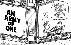 ARMY  by Mike Keefe