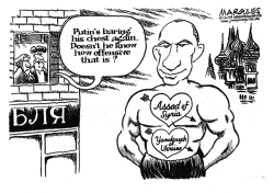 PUTIN AND SYRIA, UKRAINE by Jimmy Margulies