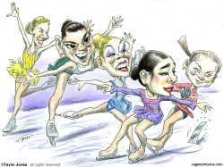 OLYMPIC SKATERS -  by Taylor Jones