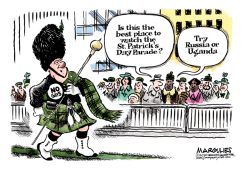 NYC ST PATRICKS DAY PARADE BANS GAY MARCHERS  by Jimmy Margulies