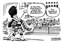NYC ST PATRICKS DAY PARADE BANS GAY MARCHERS  by Jimmy Margulies