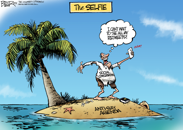 Politicalcartoons.com - Selfie
