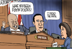 ISSA AND CUMMINGS CLASH by Jeff Darcy
