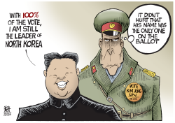 NORTH KOREAN ELECTION,  by Randy Bish