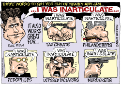 INARTICULATE PAUL RYAN  by Monte Wolverton