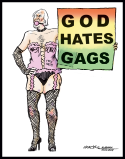 FRED PHELPS GAGGED BY GOD by J.D. Crowe