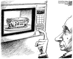 REHEATING THE COLD WAR by Adam Zyglis