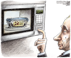 REHEATING THE COLD WAR  by Adam Zyglis
