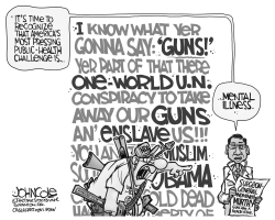 NRA AND MURTHY BW by John Cole