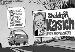 GOV KASICH AND SHELDON ADELSON by Jeff Darcy