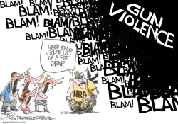 NRA REACTS by Pat Bagley