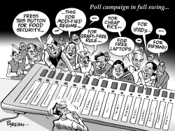 INDIAN POLL CAMPAIGN by Paresh Nath