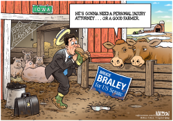 LOCAL IA LAWYER/CONGRESSMAN BRUCE BRALEY STICKS FOOT IN HIS MOUTH- by RJ Matson