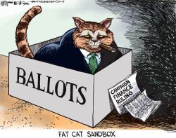 FAT CAT SANDBOX by Kevin Siers