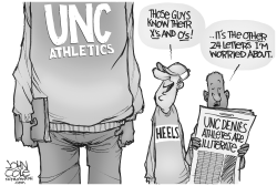 LOCAL NC  UNC ATHLETIC SCANDAL BW by John Cole