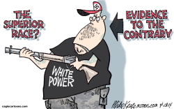 WHITE SUPREMACY  by Mike Keefe