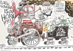 DRIVING CLIMATE DENIAL  by Pat Bagley