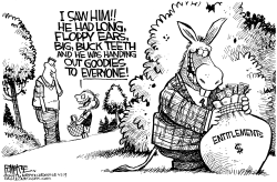EASTER DONKEY by Rick McKee