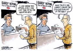 EARLY VOTING by Jeff Koterba
