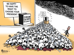 SYRIAN ELECTIONS by Paresh Nath