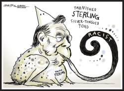 DONALD STERLING, RACIST TOAD by J.D. Crowe
