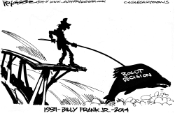 BILLY FRANK JR by Milt Priggee