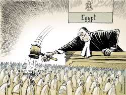 EGYPTIAN JUSTICE by Patrick Chappatte