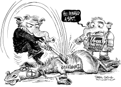 FOX NEWS AND BENGHAZI by Daryl Cagle