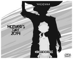 MOTHER'S DAY AND NIGERIA BW by John Cole