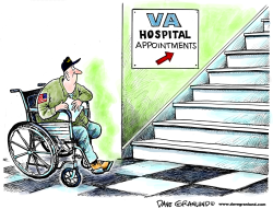 VA HOSPITAL CARE by Dave Granlund