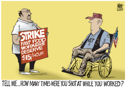 FAST FOOD WAGES,  by Randy Bish