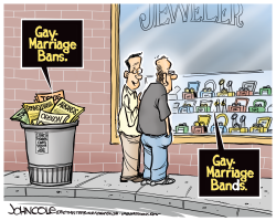 GAY-MARRIAGE BANDS  by John Cole