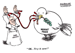 POPE AND MIDEAST PEACE  by Jimmy Margulies