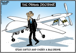 OBAMA FOREIGN POLICY by Bob Englehart