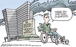 VA SCANDAL  by Mike Keefe