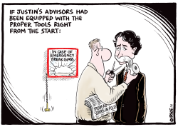 JUSTIN TRUDEAUS ADVISORS by Ingrid Rice