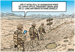 OBAMA EXTENDS PROMISE TO BRING TROOPS HOME FROM AFGHANISTAN- by R.J. Matson