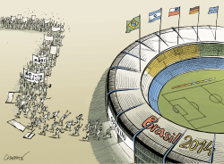 START OF THE WORLD CUP by Patrick Chappatte