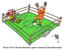 SPAIN KNOCKOUT by Arend Van Dam