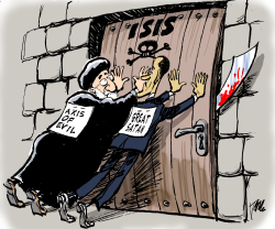 USA AND IRAN AND ISIS by Tom Janssen