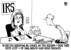 IRS EMAIL, B/W by Randy Bish