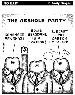 A-HOLE PARTY by Andy Singer