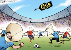 WORLD CUP BITES  by Nate Beeler