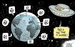 WORLD CUP CRAZE by Patrick Chappatte