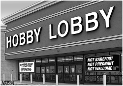 HOBBY LOBBY AFFORDABLE CARE ACT EXEMPTION by RJ Matson
