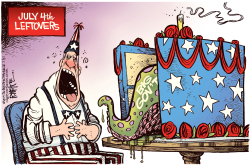 JULY 4TH LEFTOVERS  by Rick McKee