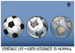 WORLD CUP COMES TO AN END,  by Randy Bish