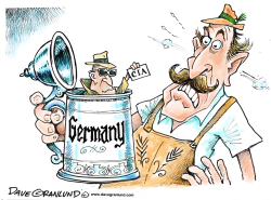 CIA SPYING ON GERMANY by Dave Granlund