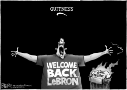 RETURN OF THE KING JAMES by Nate Beeler